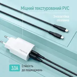 Дата кабель USB-C to USB-C 1.0m 3A 60W warm light gray ColorWay (CW-CBPDCC092-GR) - мініатюра 8