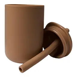 Поїльник-непроливайка oldbro 175 мл із трубочкою brown - мініатюра 2