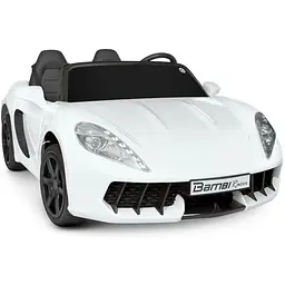 Машина M 4055AL-1 мотор 180W 1 акум. 24V7AH шкір. сидіння USB чохол білий.