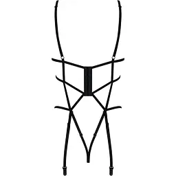 Боді зі стреп із доступом Obsessive Badossa crotchless teddy S/M - мініатюра 6
