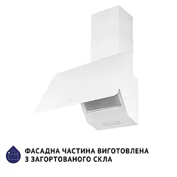 Витяжка декоративна похила Minola HVS 6224 WH 700 LED - мініатюра 4