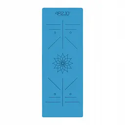 Килимок (мат) спортивний 4FIZJO PU 183 x 68 x 0.4 см для йоги та фітнесу 4FJ0588 Blue (P-5907739319555) - мініатюра 16