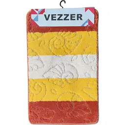 Набір килимків для ванної Vezzer Avangartline 60x100 та 60x50 см помаранчевий (VZA05242) - мініатюра 2
