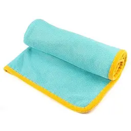 Рушник універсальний ColorWay, Turquoise, 50x60 см, мікрофібра, щільність 600 г/м², волокно 'кручена петля', для сухої та