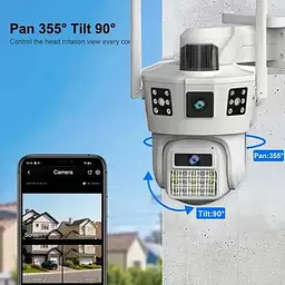 Камера Gemei на 2 лінзи з 4G XPRO SD 39 - мініатюра 4