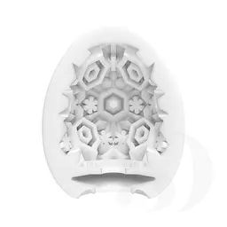 Мастурбатор яйце Tenga Egg Snow Crystal білий - мініатюра 2