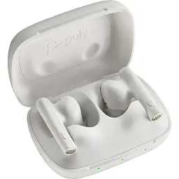 Навушники TWS Poly Voyager Free 60 Earbuds + BT700A + BCHC White - мініатюра 5