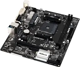Материнська плата AsRock B450M-HDV (B450M-HDV) (Socket AM4, AMD B450, Micro-ATX) Б/в - мініатюра 2