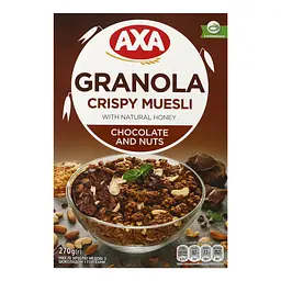 Гранола AXA з шоколадом та горіхами 270 г (851701) - мініатюра 2