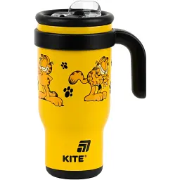 Термокружка Kite Garfield з трубочкою 530 мл (GF25-1266) - мініатюра 2