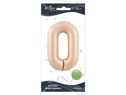 Кулька фольгована цифра PELICAN 32 (80 см) 1 0 рожева Blush