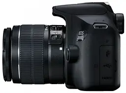 Цифрова дзеркальна фотокамера Canon EOS 2000D 18-55 IS (6441365) - мініатюра 3