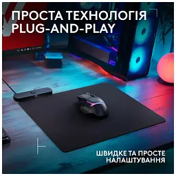 Килимок для мишки Logitech G PowerPlay 2 Charging System Mouse Pad (947-000003) - мініатюра 3