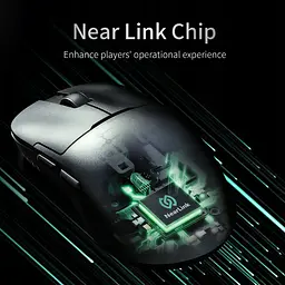 Ігрова мишка Ajazz Aj159NL P / Три режими підключення / Сенсор PAW3395 / NearLink / 26 000 DPI / Black - мініатюра 4