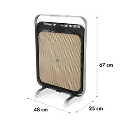 Інфрачервоний обігрівач Klarstein HeatPal Marble Blackline (10032992) - мініатюра 9