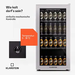 Холодильник для напоїв Klarstein Beersafe 74 Slim (10045533) - мініатюра 5