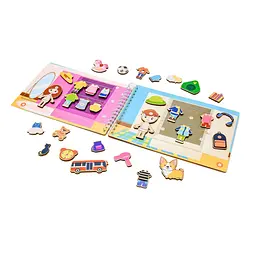 Розвиваюча іграшка "Мока Бока Будиночок" 103 деталей PuzzleOK det0015142 - мініатюра 3