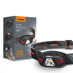 Налобний світлодіодний ліхтарик Videx VLF-H015, 330Lm 5000K (26563-000) - мініатюра 2