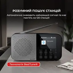 Радіоприймач Sharp DR-P520 Storm Grey - мініатюра 2