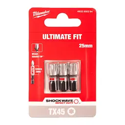 Біта SHOCKWAVE MILWAUKEE, TX45, 25мм, (3шт) - мініатюра 2