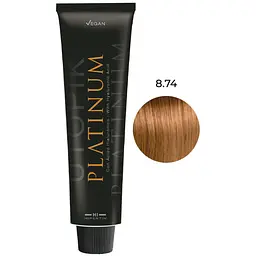 Крем-фарба для волосся Hipertin Platinum 100 мл №8.74 світлий блонд пісочно-мідний