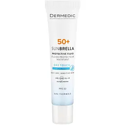 Засіб від засмаги Dermedic Sunbrella SPF 50+ PPD 30 Матувальний сонцезахисний флюїд 40 мл (5901643178109)