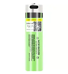 Акумулятор із захистом LiitoKala Lii-USB-34B 18650 3400mah Зелений (2211429785)