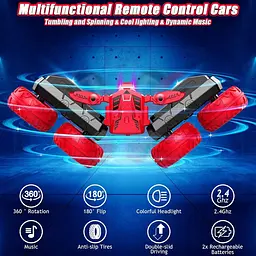 Машинка для трюків на радіокеруванні Glyntora Red 2.4 ГГц - мініатюра 6
