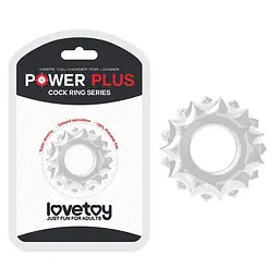 Ерекційне кільце Lovetoy Power Plus, 4 см (прозорий) - мініатюра 4