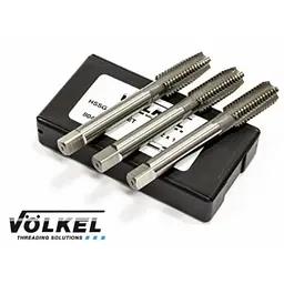 Мітчики ручні M 4x0.7 DIN 352, HSS-G (компл. 3 шт.) VOLKEL 27330