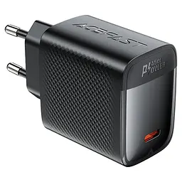 Сітчасте зарядне пристрій ACEFAST A112 PD45W GaN single USB-C charger (EU) Чорний - мініатюра 3