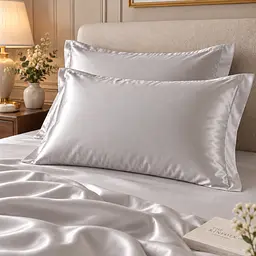 Набір наволочок Love You 50×70+5 см тенсель 300TC світло-сірий 2 шт. (ly65056)