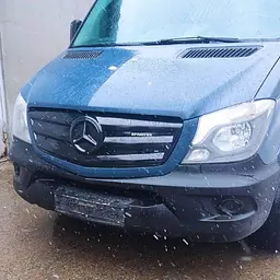 Зимова накладка на решітку радіатора Merсedes Sprinter 2014-2018 Глянець (VoronGlass) - мініатюра 2
