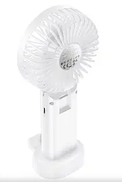 Вентилятор Hoco F15 handheld folding fan белый - мініатюра 4