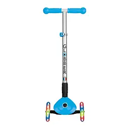 Самокат Globber Primo Foldable Lights LED блакитний (432-101-3) - мініатюра 2