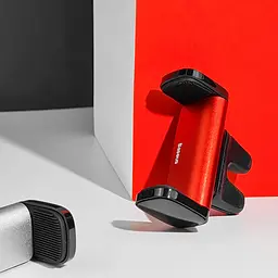 Тримач в машину Baseus Steel Cannon Air Outlet Car Mount чорний (30494) - мініатюра 6