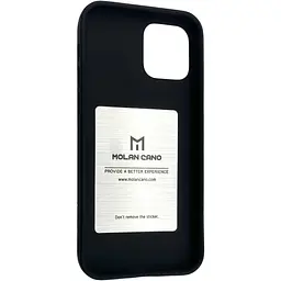 Чохол-накладка Molan Cano Silicone Hana SF Jelly для Apple iPhone 12 mini (black) - мініатюра 4