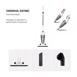 Пылесос Xiaomi Deerma DX118C (DX118C) - миниатюра 2