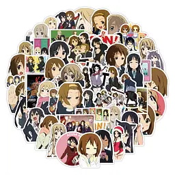 Стікерпак Кей-он! Набір наклейок GeekLand K-On! 50 штук - мініатюра 2