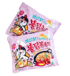 Локшина швидкого приготування Samyang Buldak Hot Chicken Flavour Ramen Carbonara 130г - мініатюра 4
