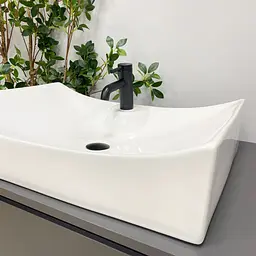 Умивальник VBI Viareggio L white накладний VBI-016203, Білий - мініатюра 5