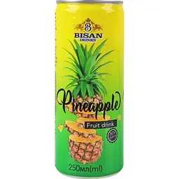 Напиток Bisan 30% fruit juice drink Pineapple 250мл