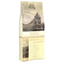 Сухой корм для собак Carpathian Pet Food Active с курицей и скумбрией, 12 кг