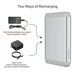 Повербанк для ноутбука, смартфона, роутера Maxoak K3 [PowerPlant] 36000 mAh Refurbished - мініатюра 3