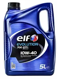 Моторна олива Elf Evolution 700 STI 10W-40 5 л (201554) (216667) - мініатюра 2