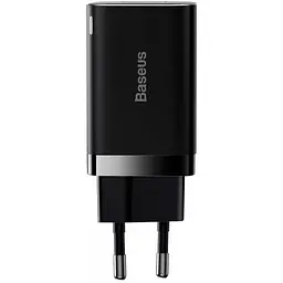 Мережевий зарядний пристрій Baseus Super Si Pro 30W USB-C + USB-A Black (CCSUPP-E01) [102000] - мініатюра 6