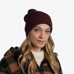Шапка Buff Khitted Hat Tim Maroon (1033-BU 126463.632.10.00) - мініатюра 2