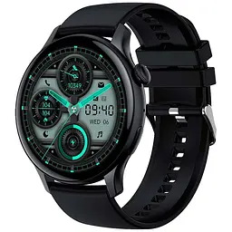 Смарт-годинник Lemfo HK85 силіконовий ремінець black (16721) - мініатюра 2