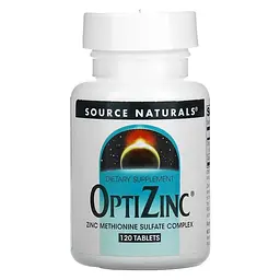 Вітаміни та мінерали Source Naturals OptiZinc 120 таблеток