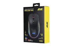 Ігрова бездротова миша 2E MG350 Black, RGB, USB-A/WL - мініатюра 2